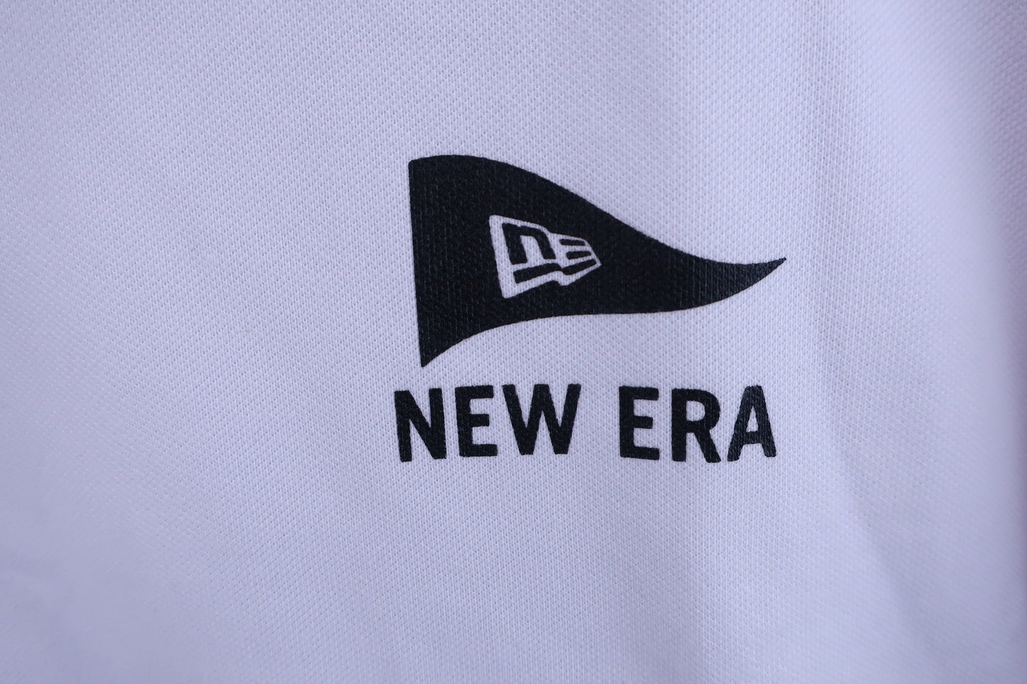 NEW ERA(ニューエラ) 半袖モックネックシャツ 白 メンズ XXL N-3