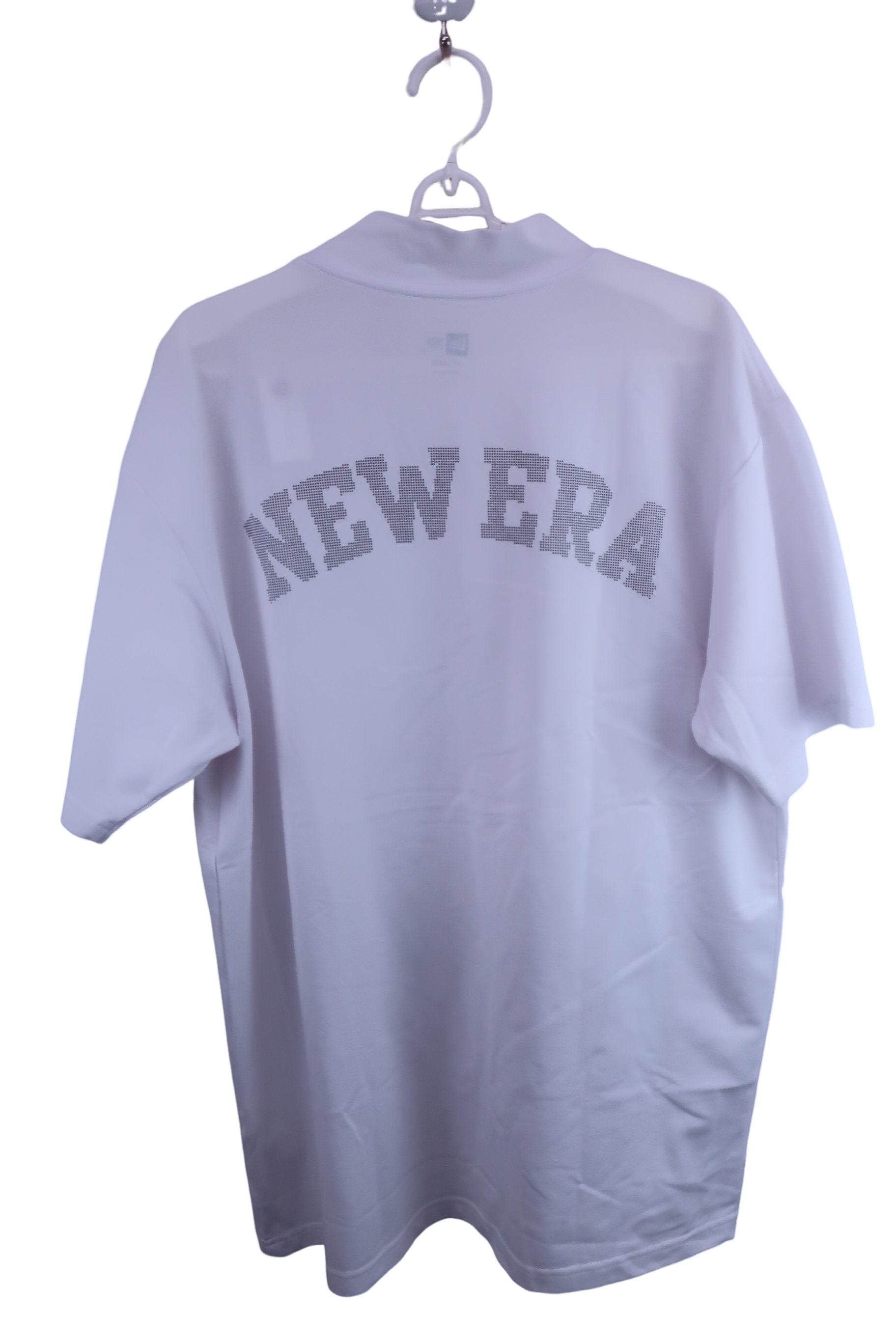 NEW ERA(ニューエラ) 半袖モックネックシャツ 白 メンズ XXL N-4