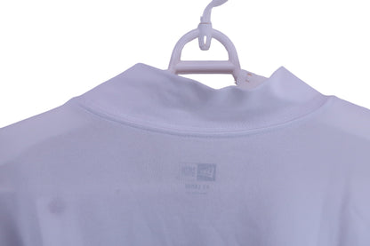 NEW ERA(ニューエラ) 半袖モックネックシャツ 白 メンズ XXL N-5