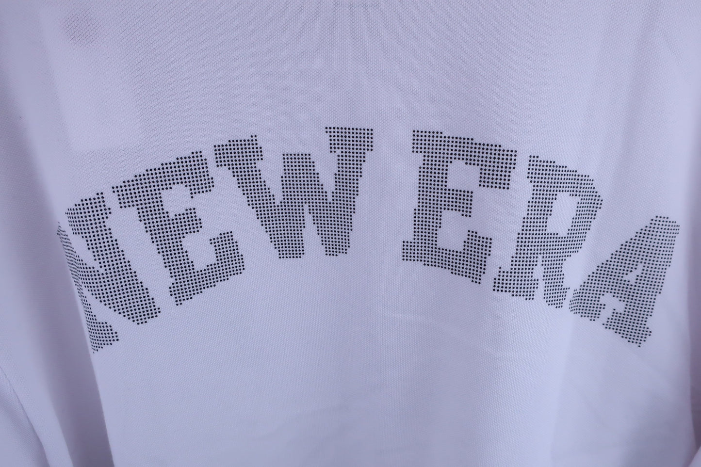 NEW ERA(ニューエラ) 半袖モックネックシャツ 白 メンズ XXL N-6