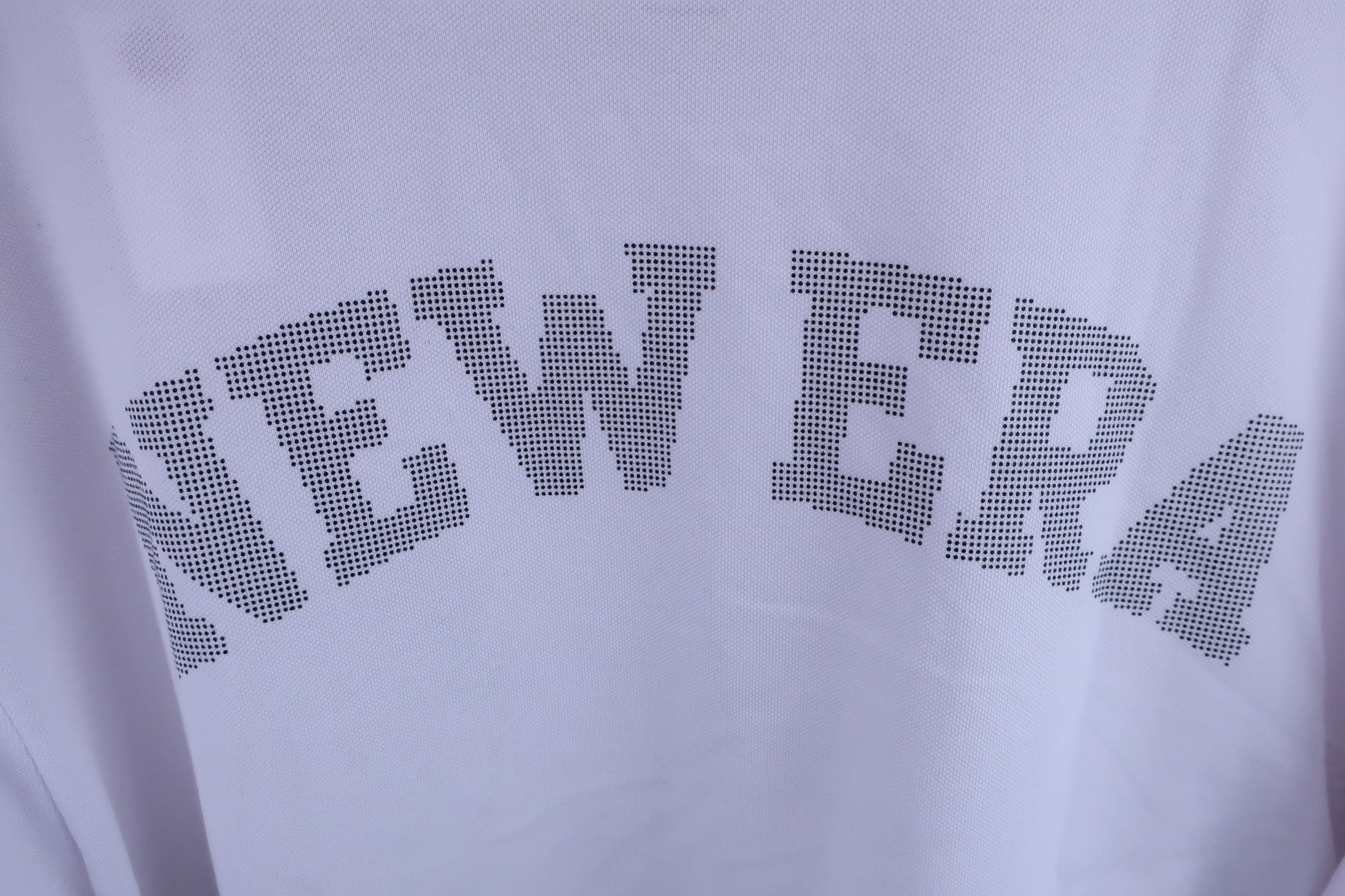 NEW ERA(ニューエラ) 半袖モックネックシャツ 白 メンズ XXL N-6