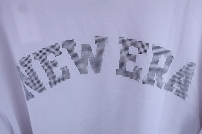 NEW ERA(ニューエラ) 半袖モックネックシャツ 白 メンズ XXL N-6