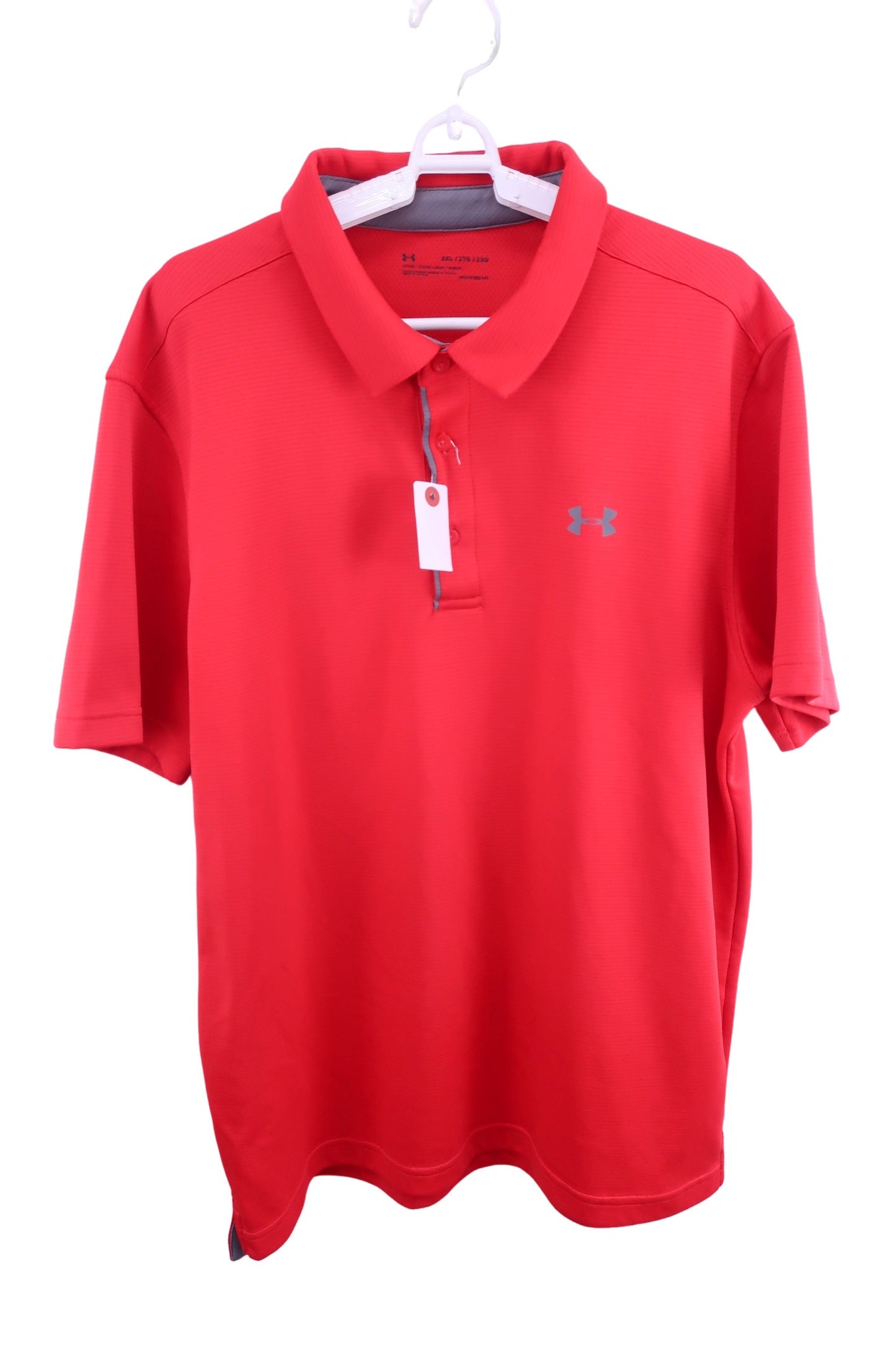 UNDER ARMOUR(アンダーアーマー) ポロシャツ 赤 メンズ 2XL A-1