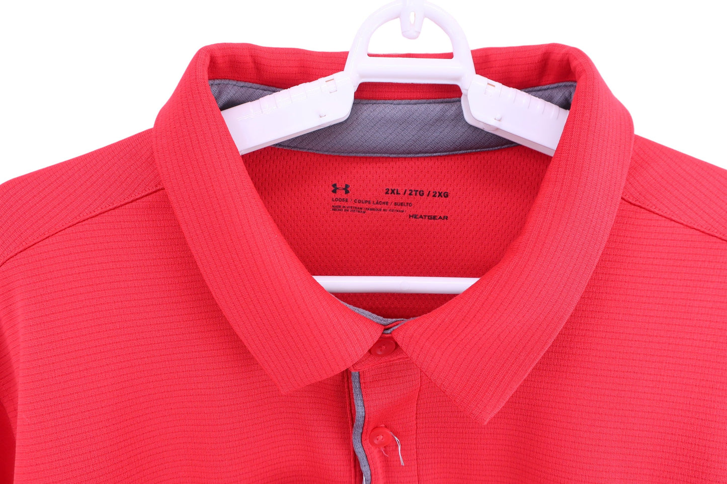 UNDER ARMOUR(アンダーアーマー) ポロシャツ 赤 メンズ 2XL A-2