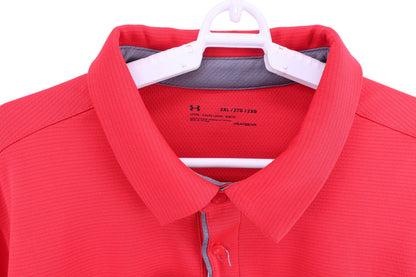 UNDER ARMOUR(アンダーアーマー) ポロシャツ 赤 メンズ 2XL A-2