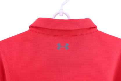 UNDER ARMOUR(アンダーアーマー) ポロシャツ 赤 メンズ 2XL A-5