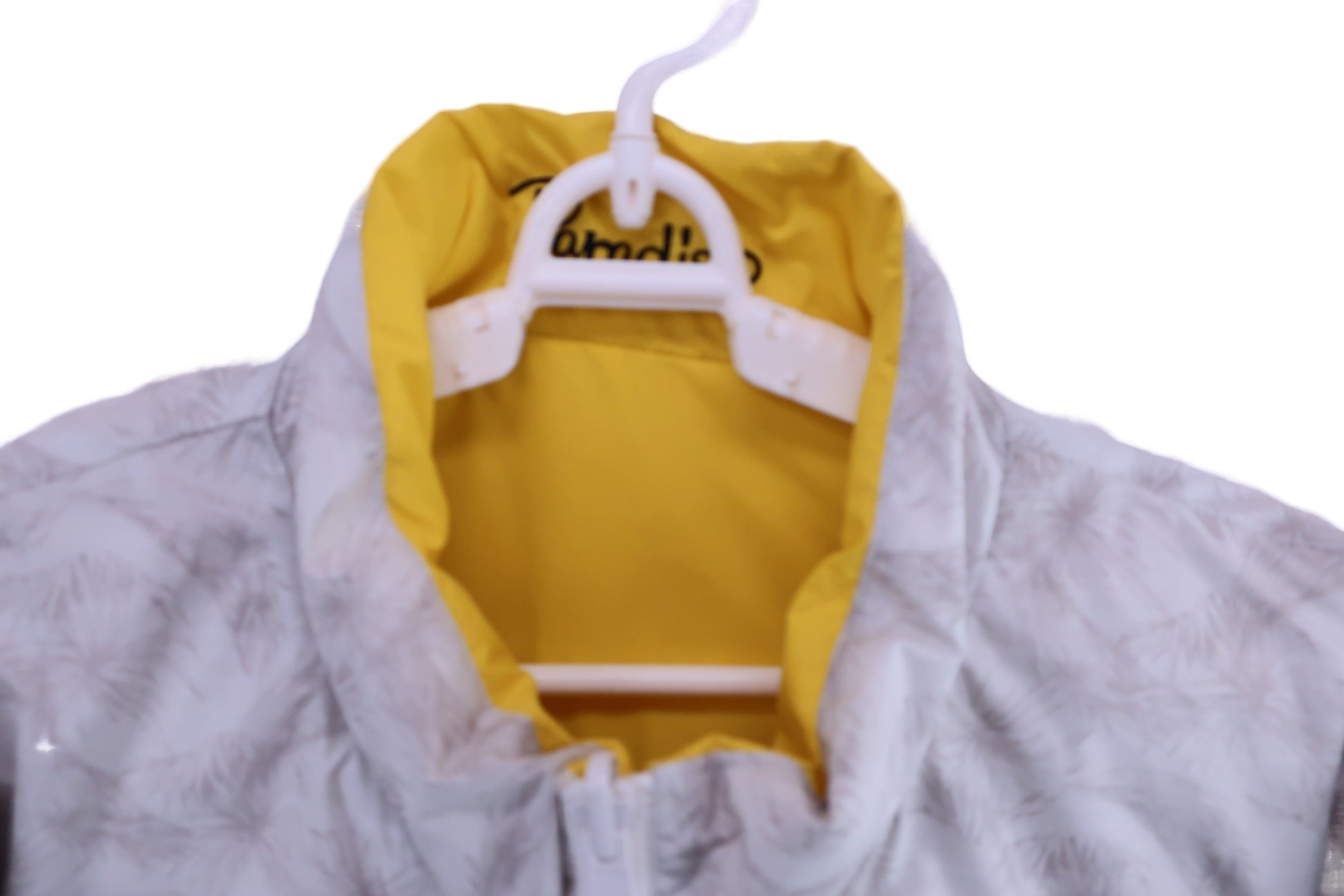 Paradiso(パラディーゾ) リバーシブルダウンジャケット 白 / 黄色 メンズ 3L A-2