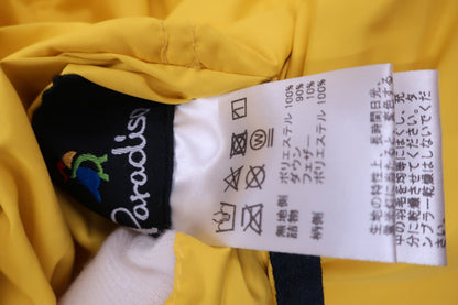 Paradiso(パラディーゾ) リバーシブルダウンジャケット 白 / 黄色 メンズ 3L A-6