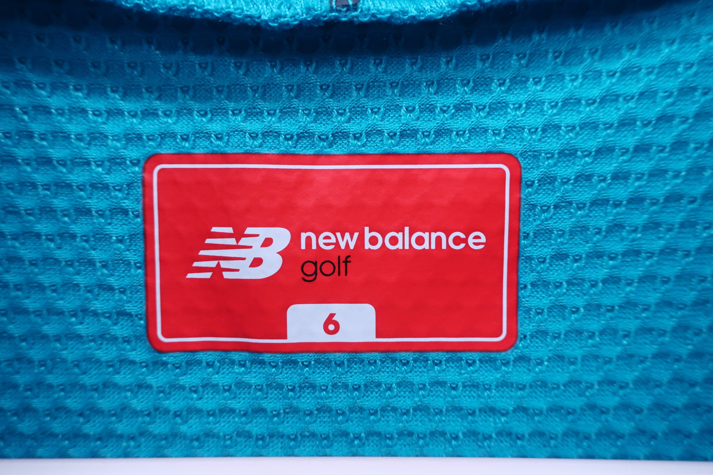 New Balance golf(ニューバランスゴルフ) 半袖モックネックシャツ 水色 メンズ 6 A-5