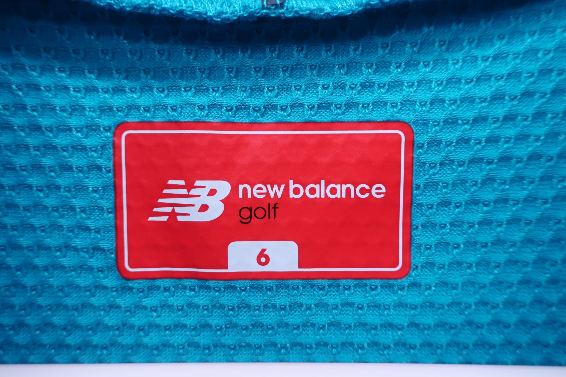 New Balance golf(ニューバランスゴルフ) 半袖モックネックシャツ 水色 メンズ 6 A-5