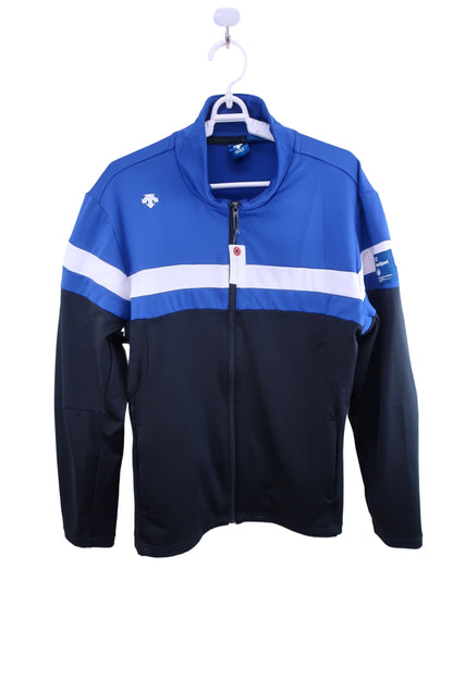 DESCENTE(デサント) フルジップブルゾン 青白黒 メンズ O A-1