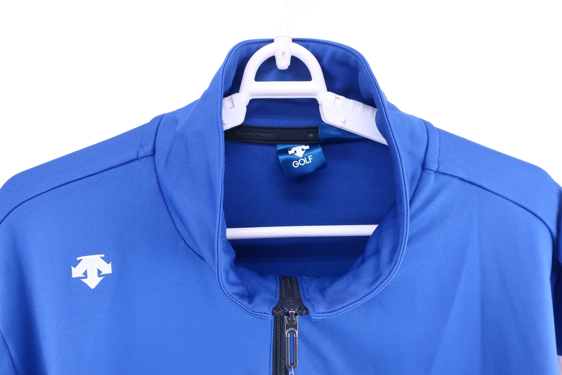 DESCENTE(デサント) フルジップブルゾン 青白黒 メンズ O A-2