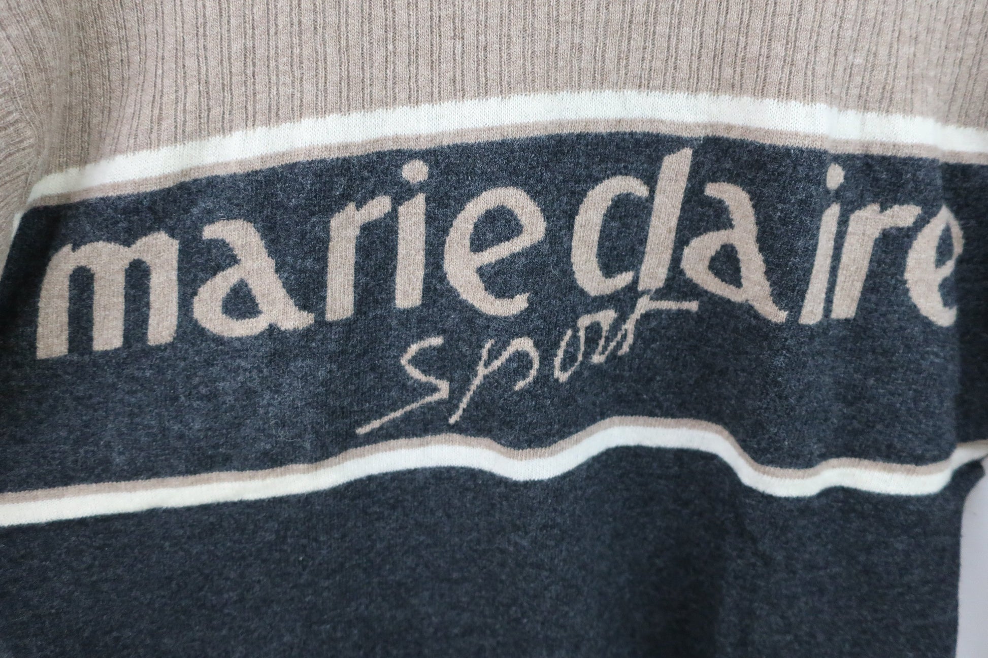 marie claire sport(マリ・クレール・スポーツ) セーター ベージュ メンズ L B-3