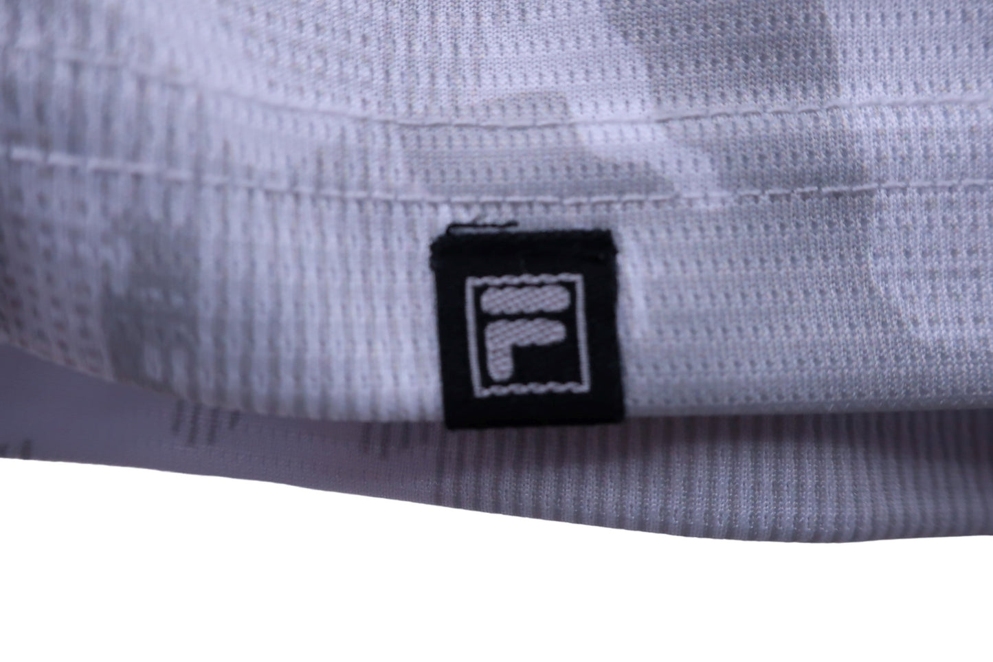 FILA GOLF(フィラゴルフ) ポロシャツ グレーカモフラ柄 メンズ M A-6