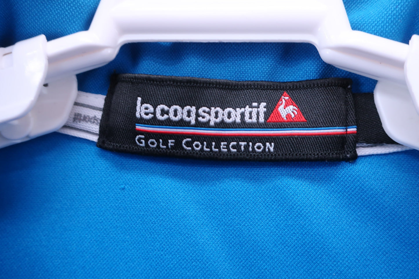 le coq sportif(ルコックスポルティフ) ハーフジップポロシャツ 青 メンズ M A-2