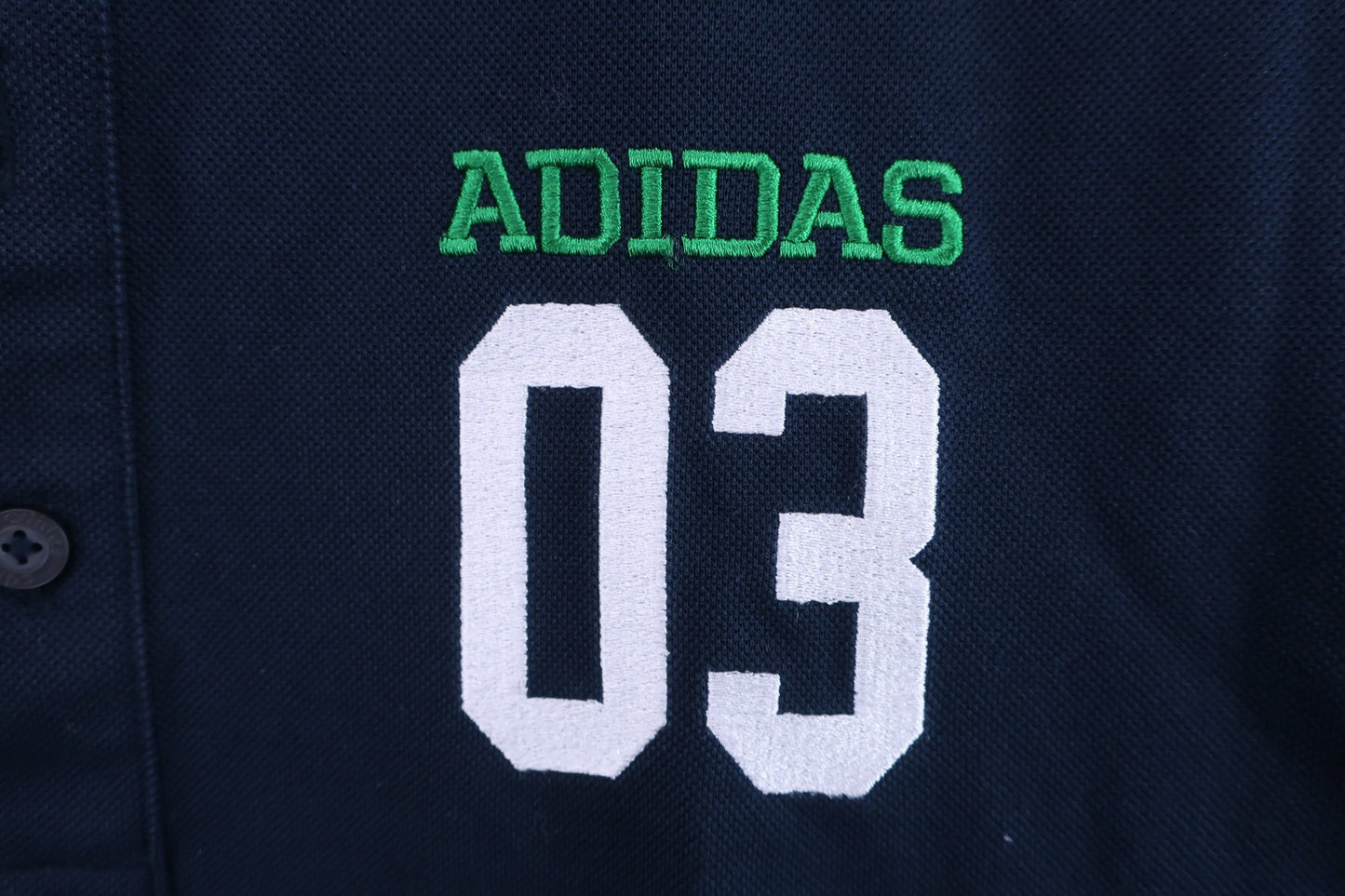 adidas(アディダス) 長袖ポロシャツ ネイビー メンズ SP B-2