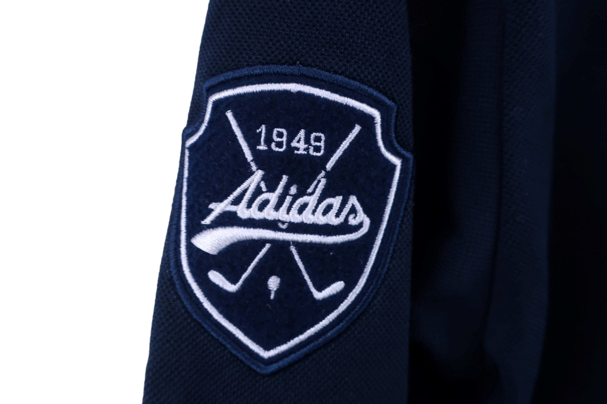 adidas(アディダス) 長袖ポロシャツ ネイビー メンズ SP B-4