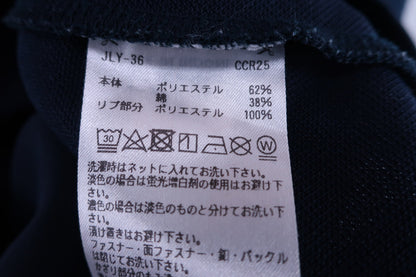 adidas(アディダス) 長袖ポロシャツ ネイビー メンズ SP B-7