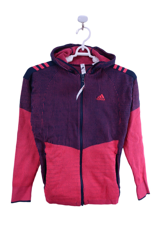 adidas(アディダス) パーカー ピンクネイビー レディース S A-1