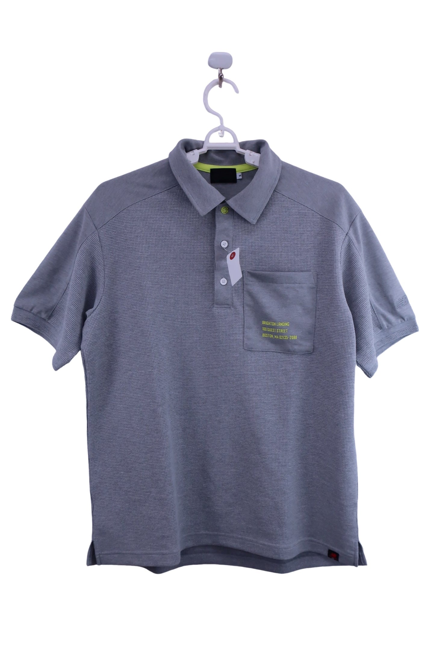 New Balance golf(ニューバランスゴルフ) ポロシャツ グレー メンズ 5 012-1168105 A-1