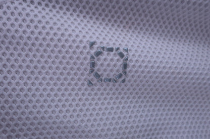 HENRY Club メッシュパーカー グレー白 レディース 40 A-2