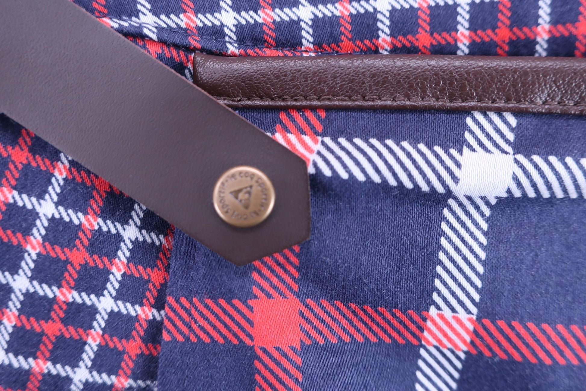 le coq sportif(ルコックスポルティフ) パンツ一体型スカート ネイビーチェック レディース 9 A-7