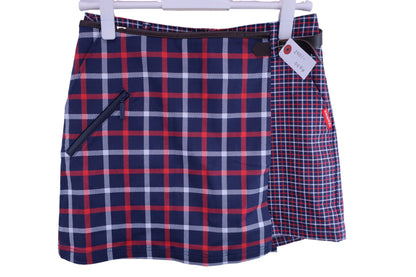 le coq sportif(ルコックスポルティフ) パンツ一体型スカート ネイビーチェック レディース 9 A-1