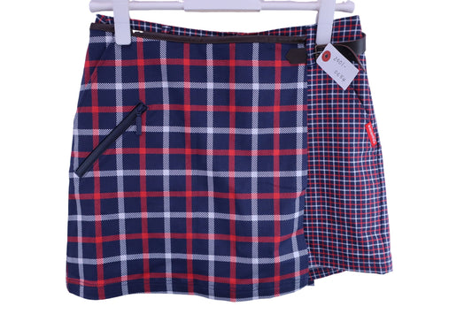 le coq sportif(ルコックスポルティフ) パンツ一体型スカート ネイビーチェック レディース 9 A-1