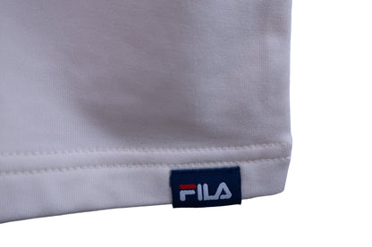 FILA GOLF(フィラゴルフ) 長袖モックネックシャツ 白 レディース L N-4