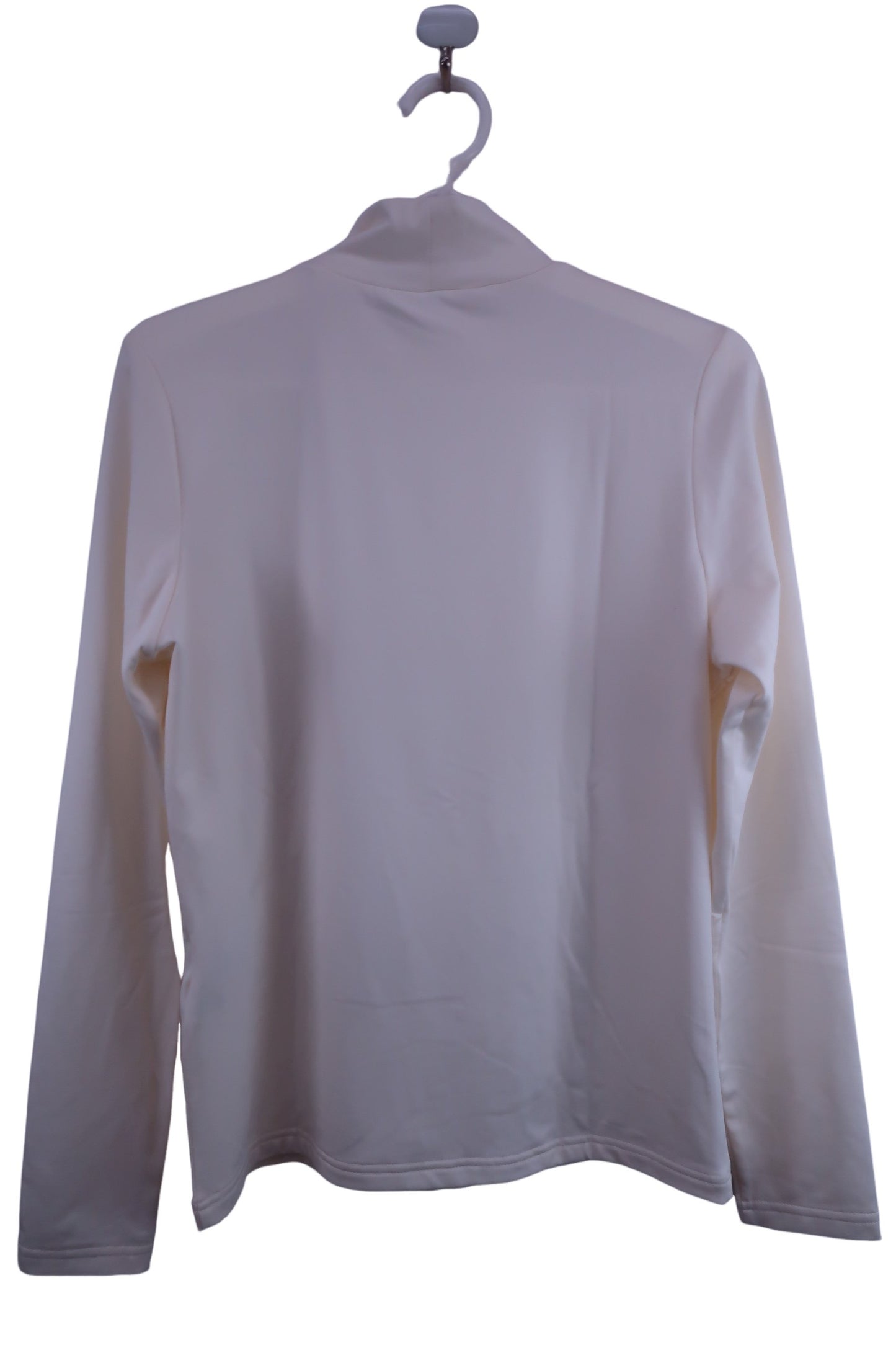 FILA GOLF(フィラゴルフ) 長袖モックネックシャツ 白 レディース L N-5