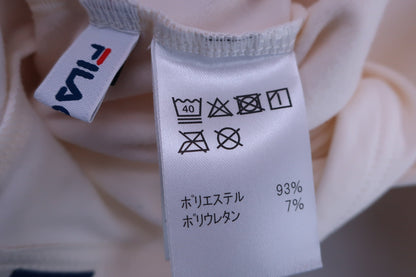 FILA GOLF(フィラゴルフ) 長袖モックネックシャツ 白 レディース L N-6