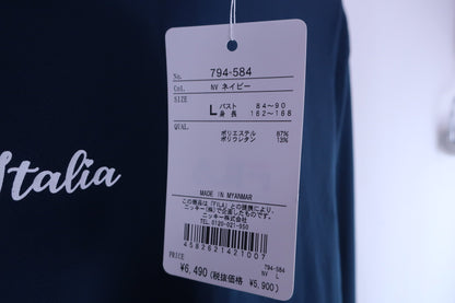 FILA GOLF(フィラゴルフ) 長袖モックネックシャツ ネイビー レディース L N-2