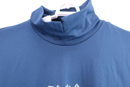 FILA GOLF(フィラゴルフ) 長袖モックネックシャツ ネイビー レディース L N-4