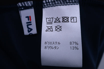 FILA GOLF(フィラゴルフ) 長袖モックネックシャツ ネイビー レディース L N-7