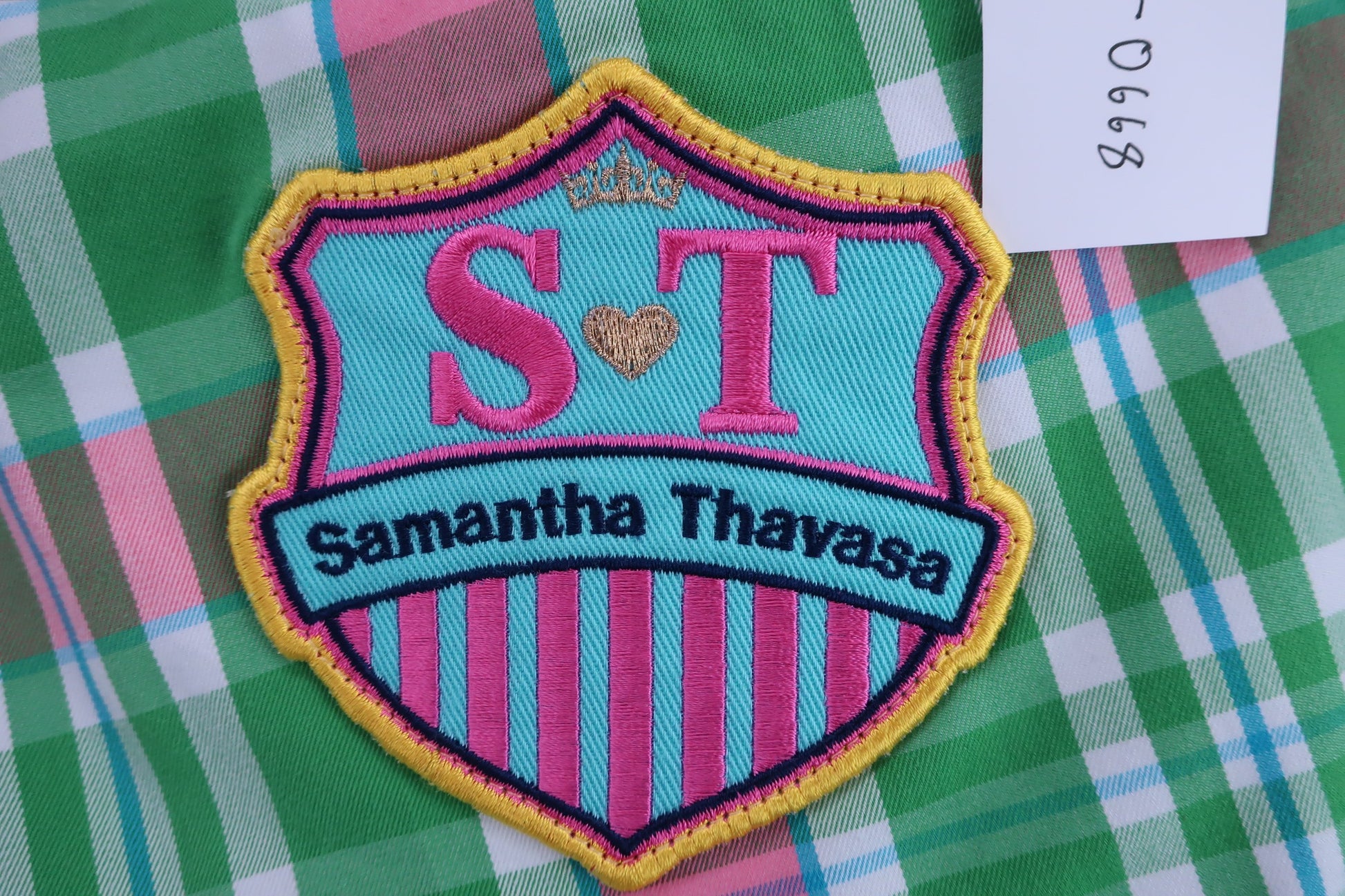Samantha Thavasa(サマンサタバサ) パンツ 緑チェック レディース M A-5