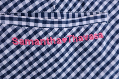 Samantha Thavasa(サマンサタバサ) スカート 青チェック レディース M A-5