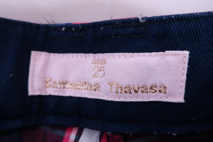 Samantha Thavasa(サマンサタバサ) パンツ ピンクチェック レディース M B-3