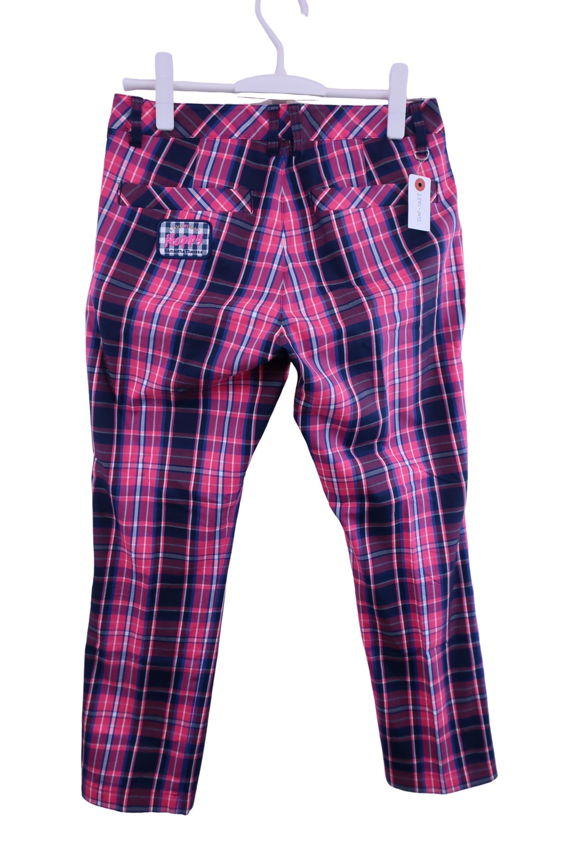 Samantha Thavasa(サマンサタバサ) パンツ ピンクチェック レディース M B-4