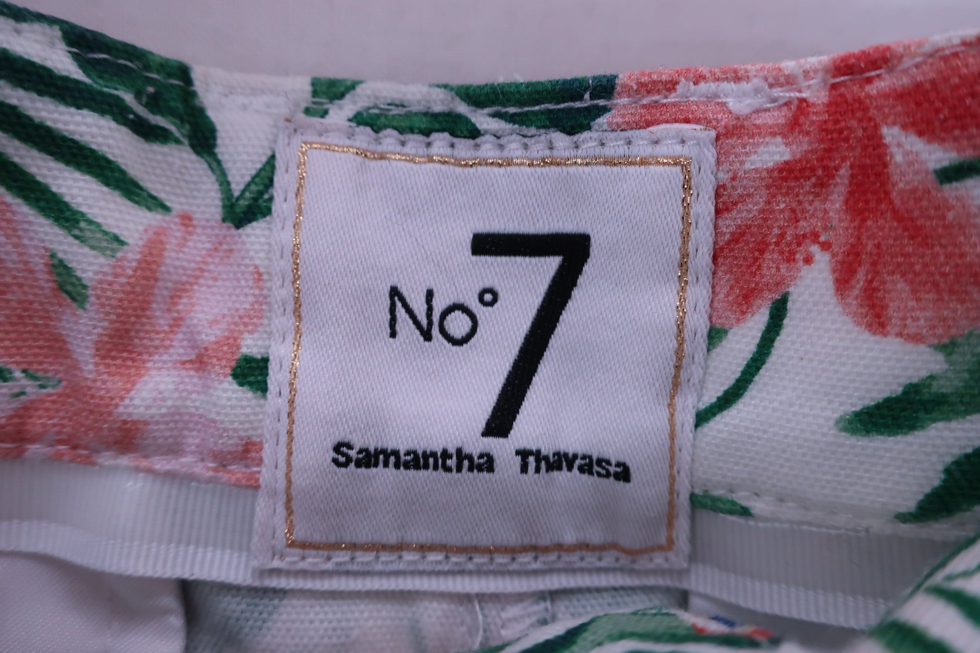 Samantha Thavasa(サマンサタバサ) ショートパンツ ボタニカル柄 レディース 38 A-3