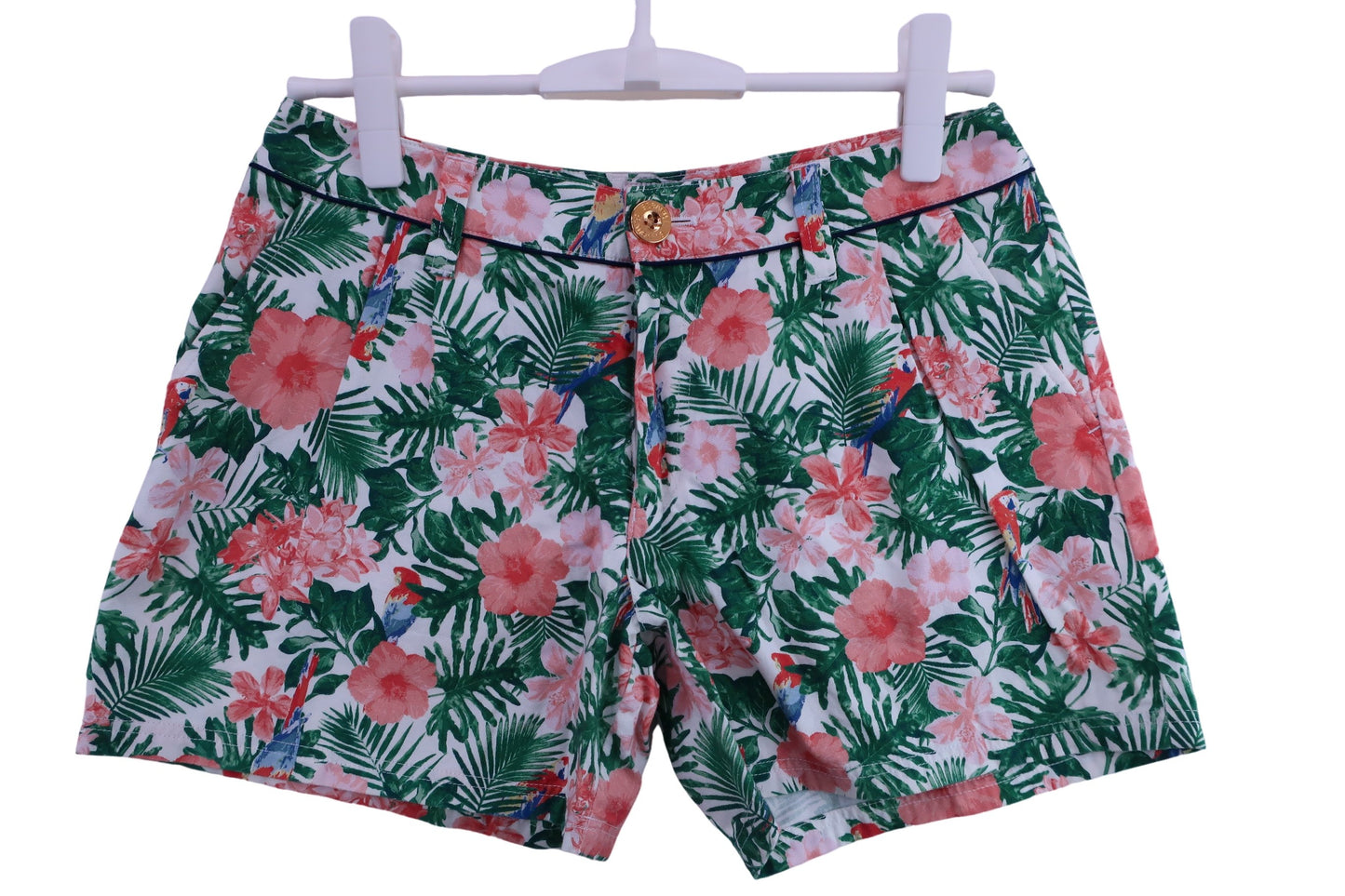 Samantha Thavasa(サマンサタバサ) ショートパンツ ボタニカル柄 レディース 38 A-1