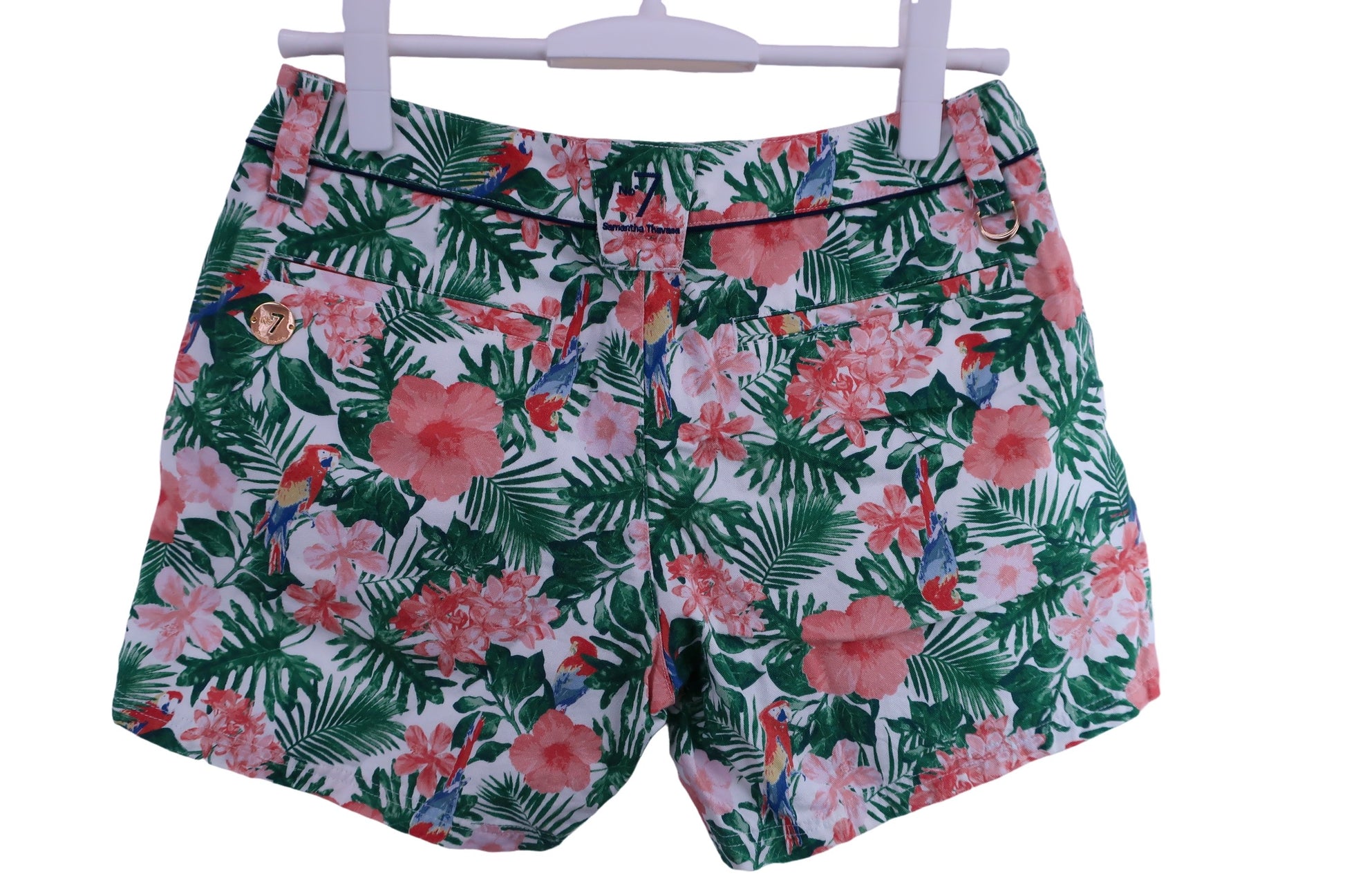 Samantha Thavasa(サマンサタバサ) ショートパンツ ボタニカル柄 レディース 38 A-4