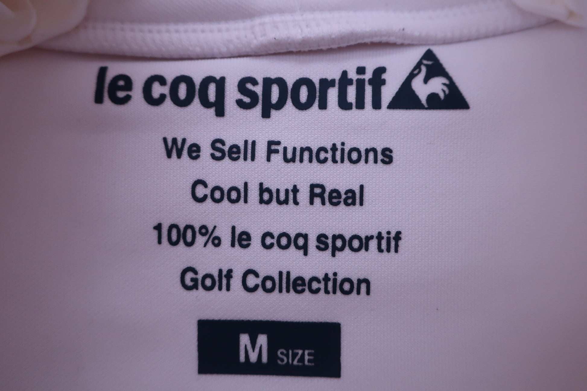 le coq sportif(ルコックスポルティフ) 長袖モックネックシャツ 白 レディース M B-4