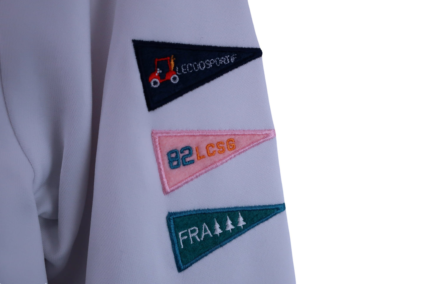 le coq sportif(ルコックスポルティフ) 長袖モックネックシャツ 白 レディース M B-5