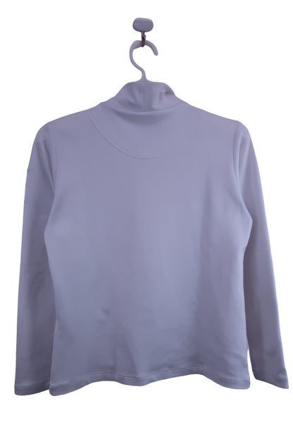 le coq sportif(ルコックスポルティフ) 長袖モックネックシャツ 白 レディース M B-7