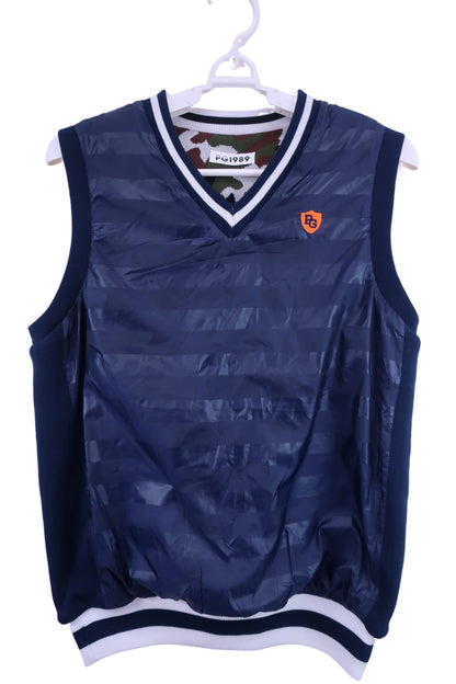 PEARLY GATES(パーリーゲイツ) リバーシブルナイロンベスト ネイビー / カモフラ レディース 2 055-0173116 B-1