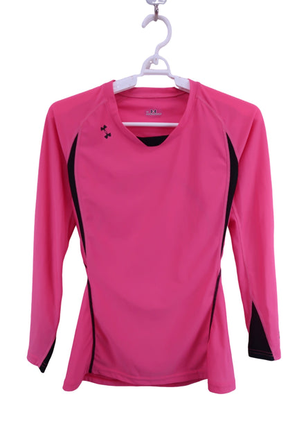 UNDER ARMOUR(アンダーアーマー) アンダーシャツ ピンク レディース LG A-1