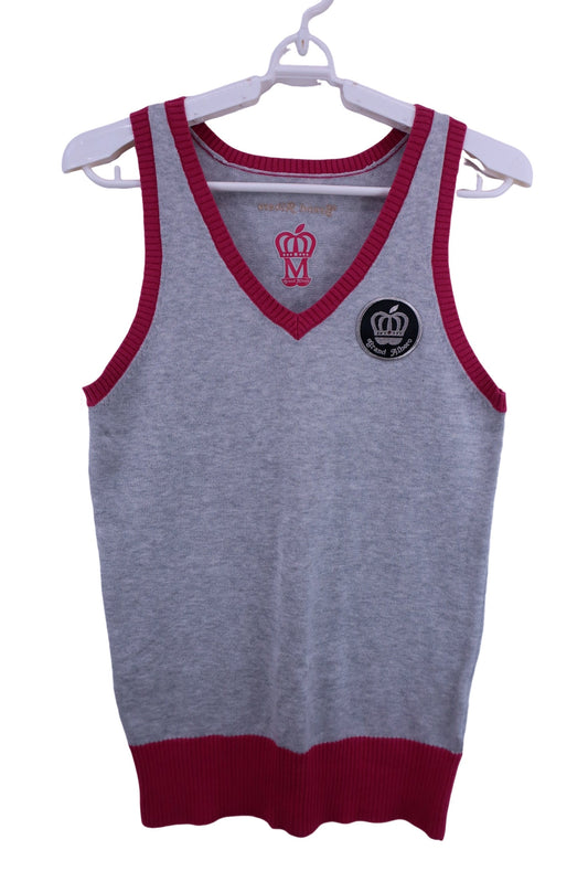 grand albero ニットベスト グレーピンク レディース M B-1