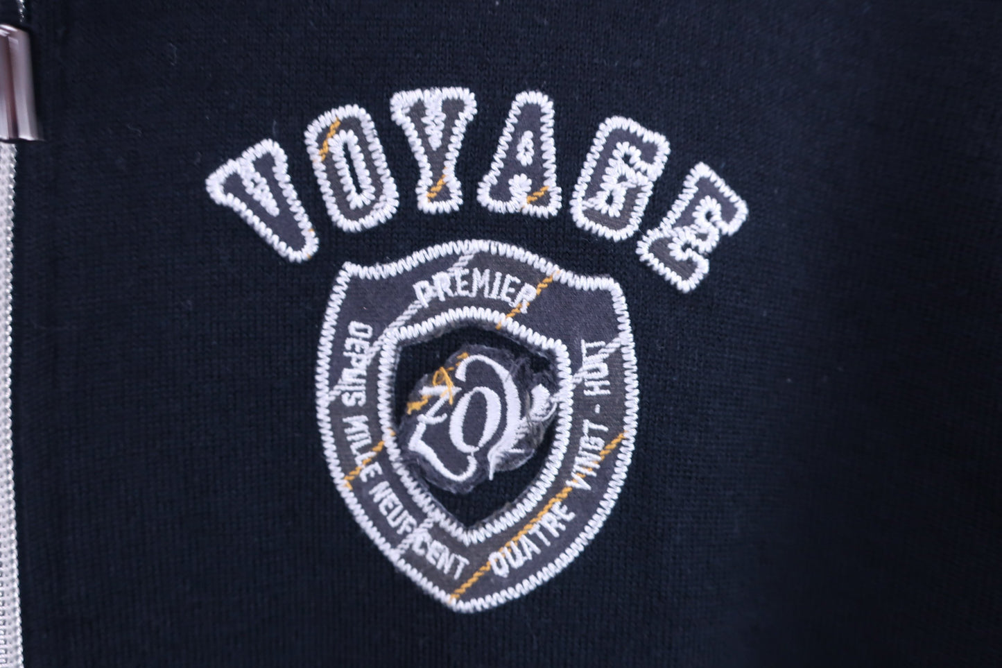 ZOY(ゾーイ) ニットパーカー 黒 レディース 40 B-2