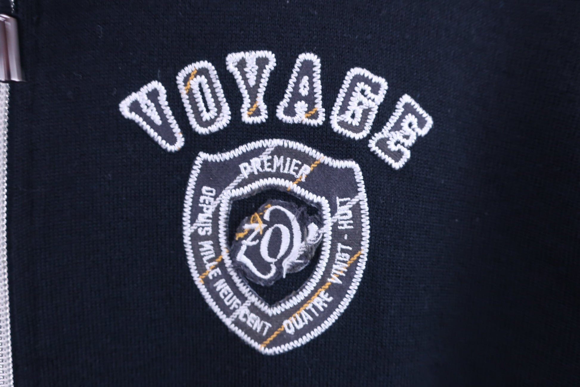 ZOY(ゾーイ) ニットパーカー 黒 レディース 40 B-2