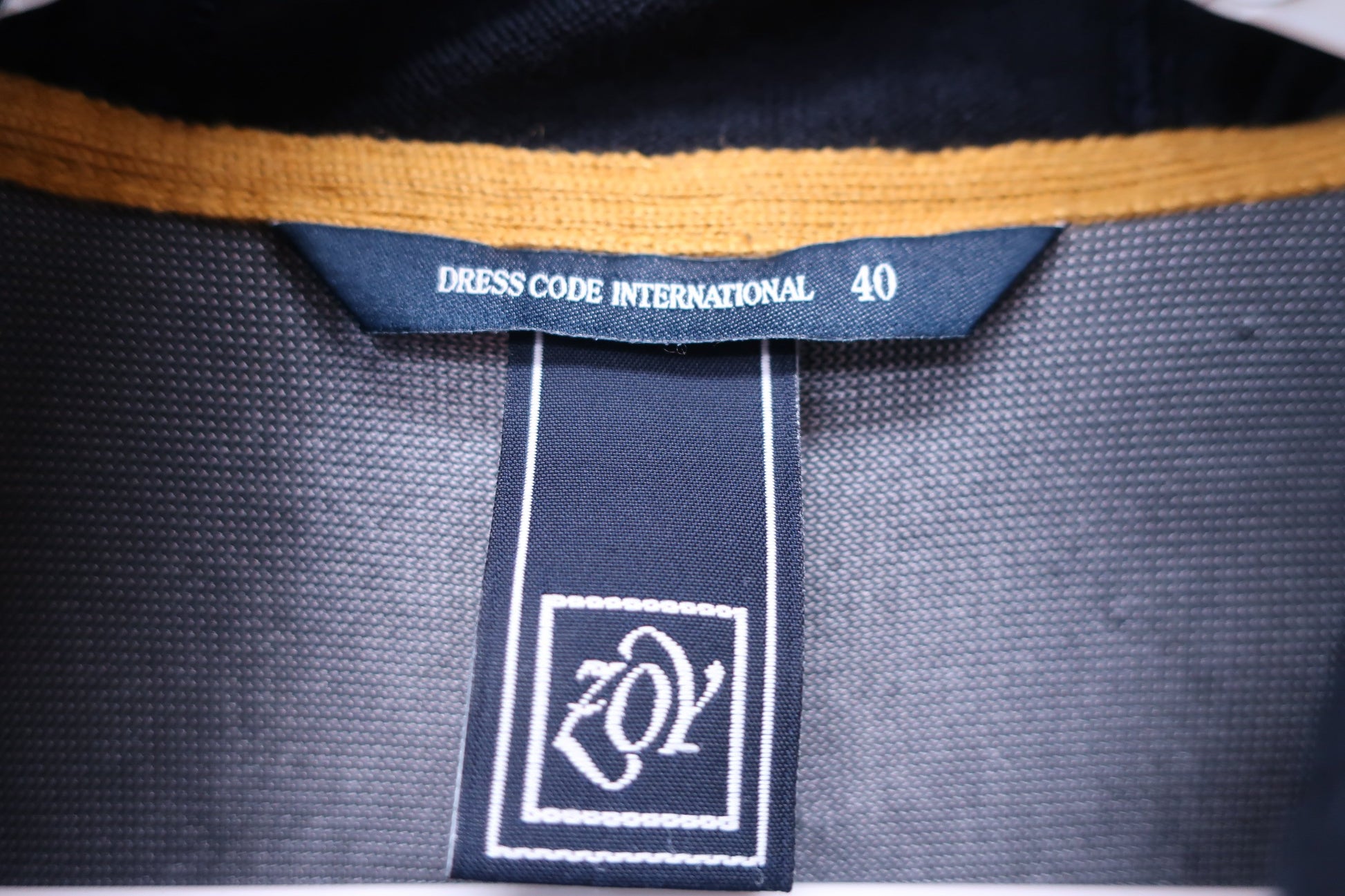 ZOY(ゾーイ) ニットパーカー 黒 レディース 40 B-3